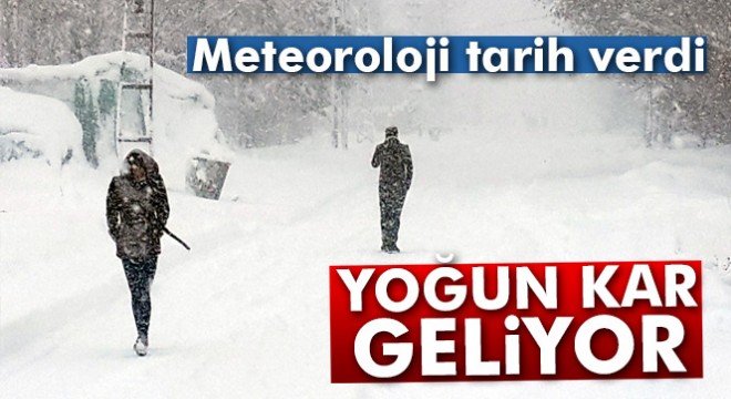 Meteoroloji uyardı: İstanbul a kar geliyor!