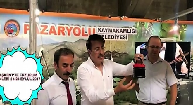 Milletvekili Aydemir Erzurum markalarını tanıttı