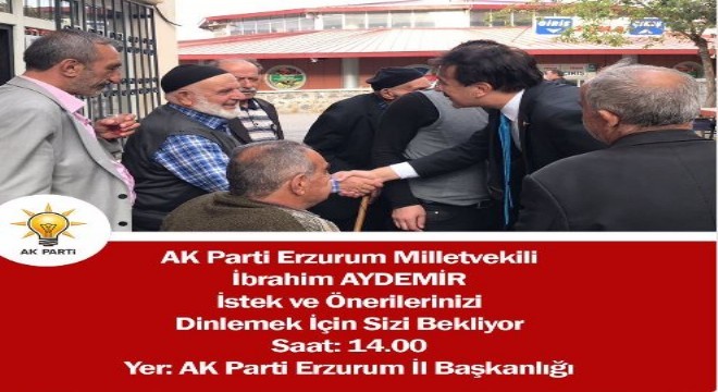 Milletvekili Aydemir dadaşlarla istişarede