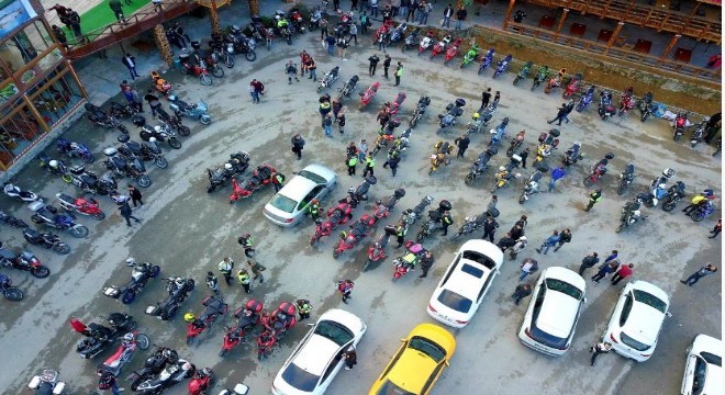 Motosiklet tutkunlarından festival tadında iftar