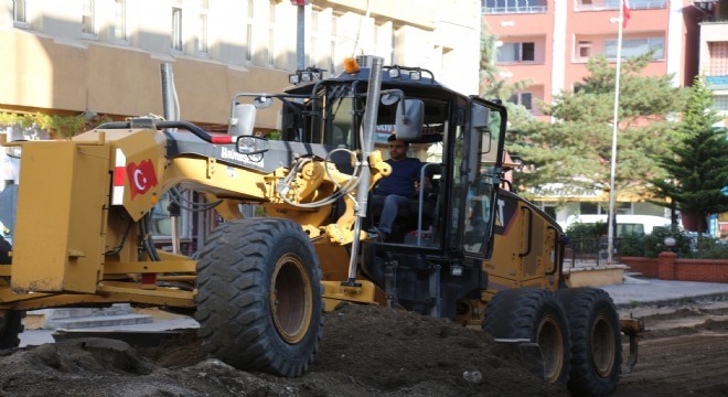 Oltu da asfaltlama seferberliği