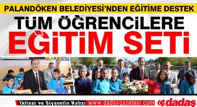 Palandöken de tüm öğrencilere eğitim seti