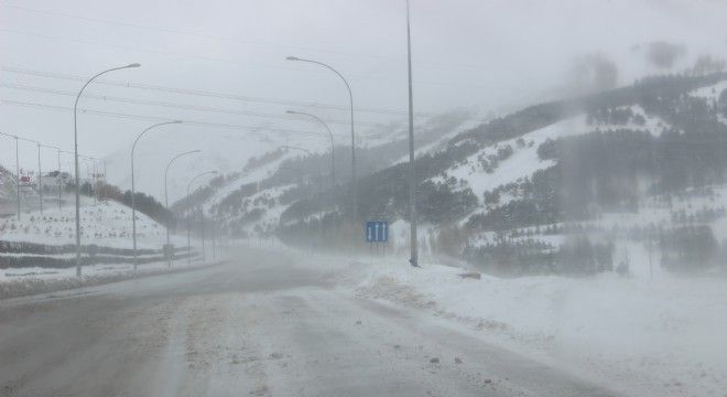 Palandöken’de tipi etkili oldu