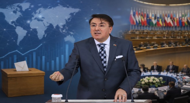 Parlamenter GYB Bşk. İbrahim Aydemir: Dünyadaki ekonomik eşitsizlikler demokrasiye güveni sarsıyor.