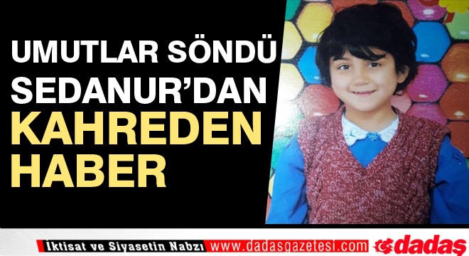 Sedanur dan kahreden haber