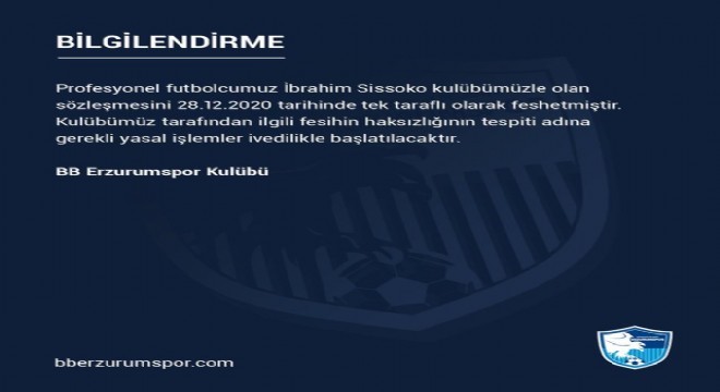 Sissoko bıraktı, kaçtı..!