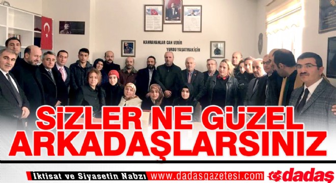 Sizler ne güzel arkadaşlarsınız…