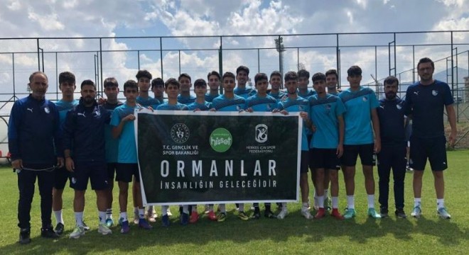 Sporcular orman yangınlarına dikkat çekti