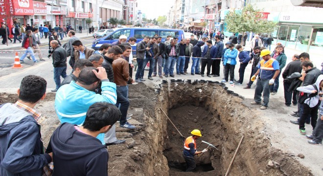 Su kanalı altından tarih çıktı