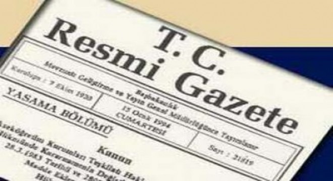 TBMM kararları Resmi Gazete’de