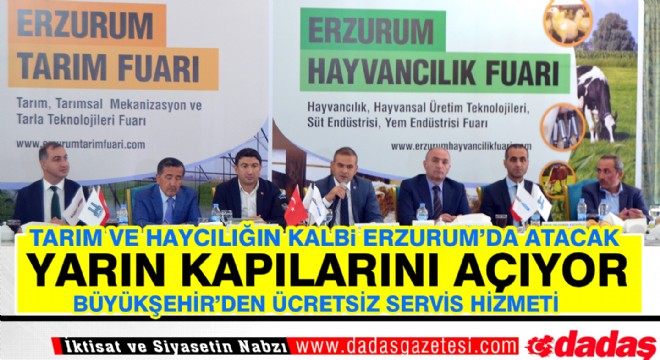 Tarım ve Hayvancılık Fuarı kapılarını açıyor