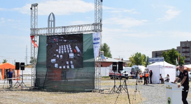 Tatbikat gerçeğini aratmadı