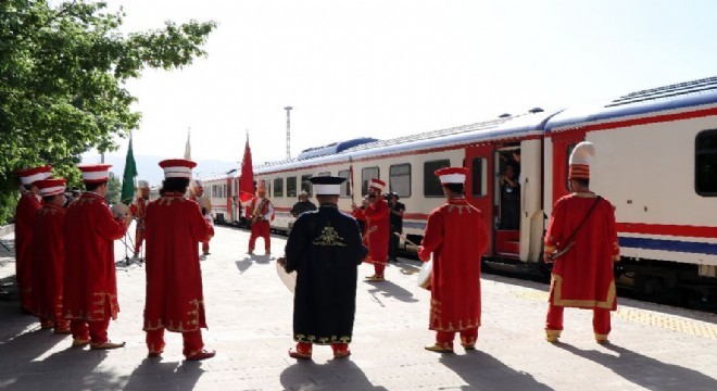 Turistik Doğu Ekspresi ne mehterli karşılama