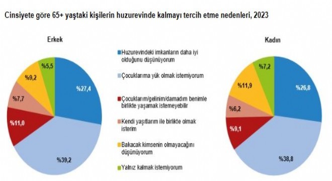 Türkiye Yaşlı Profili Araştırması yayımlandı