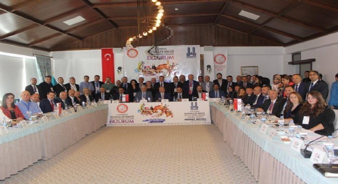 Uluslararası Festivaller Birliği Erzurum’da toplandı