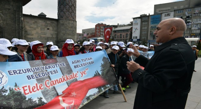 Yakutiye den Çanakkale ye tarih buluşması