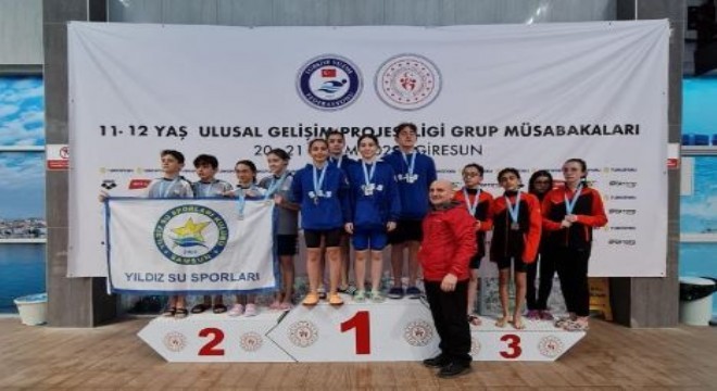 Yüzmede bronz madalyalar Erzurum’a