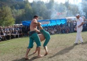Çamlıyamaç’ta Güreş Şöleni