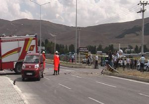 Pasinler-Narman yolunda kaza: 1 ölü