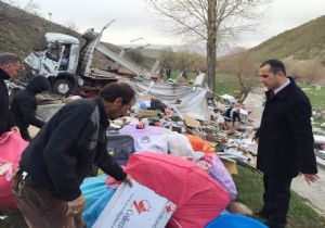 Aşkale yolunda trafik kazası: 3 yaralı