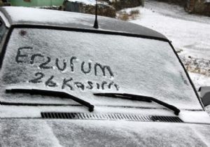 Erzurum soğukta ilk sırada