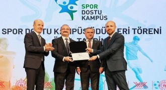 ATAUNİV 'Spor dostu kampüs' sertifikası aldı