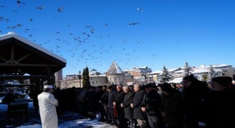 Erzurum'da şehitler için gıyabi cenaze namazı