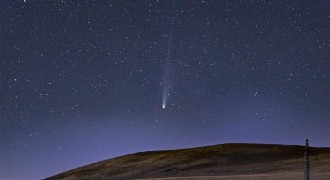 Lemmon kuyruklu yıldızı Bitlis semalarında parladı