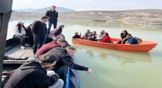 Su Ürünleri Fakültesinden saha çalışması