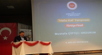 Vali Çiftçi, ‘Hafız Kal’ yarışmasının birincisi oldu