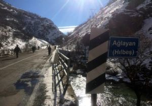 Tunceli karayolunda eyp operasyonu