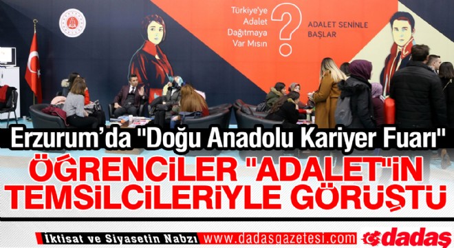 Öğrenciler  adalet in temsilcileriyle görüşerek mesleği tanıdı