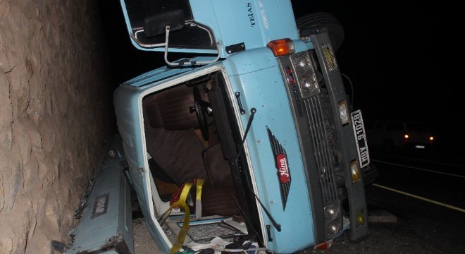 İspir de trafik kazası: 1 yaralı