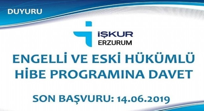 İŞKUR: Hibe desteği için son gün 14 Haziran