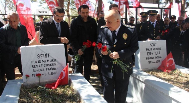 Şehit Polisler rahmet niyazıyla anıldı